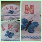 Retales y puntadas: Capas de ba&ntilde;o