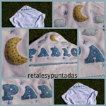 Retales y puntadas: Capas de ba&ntilde;o