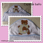 Retales y puntadas: Capas de ba&ntilde;o