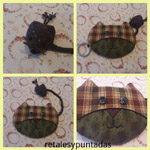 Retales y puntadas: Llaveros